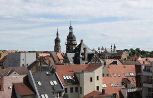 Der Ausblick vom Balkon der Senioren-WG