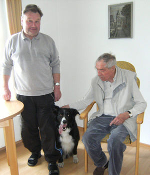 Harald mit Hund Lucky