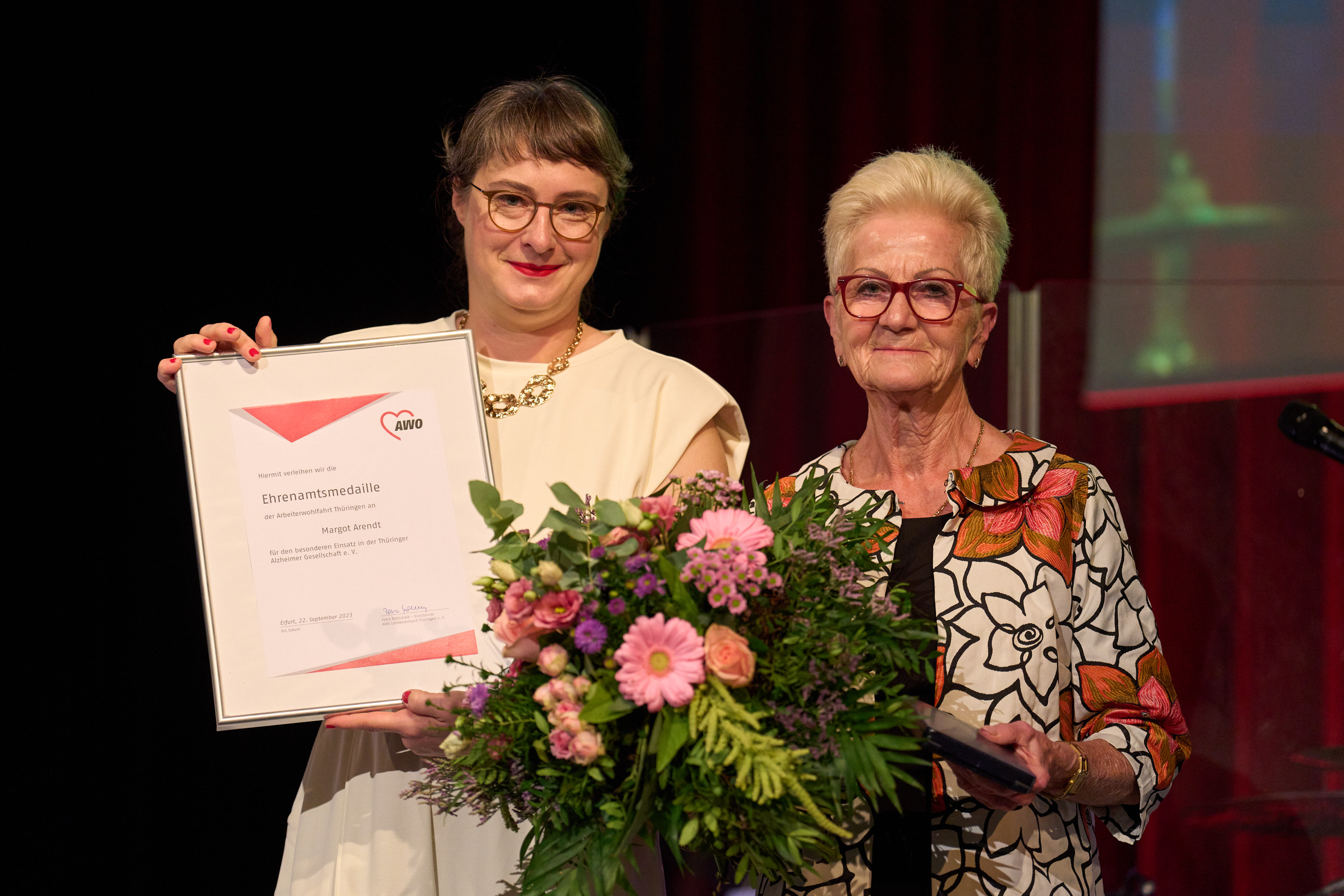 Ulrike Grosse-Röthig und Margot Arendt